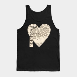 a arte das letras Tank Top